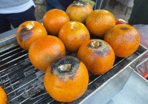 烤橘子功效