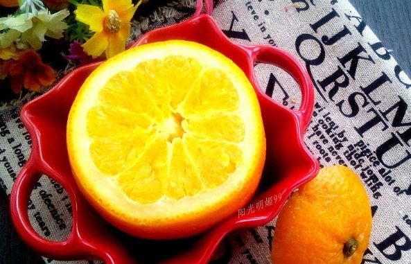 盐蒸橙子功效