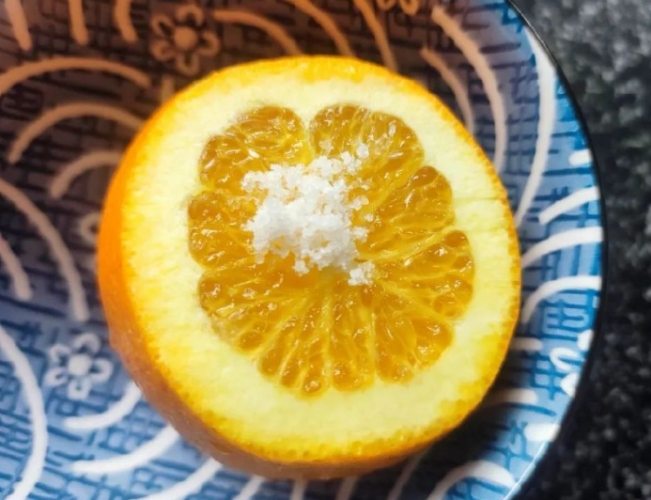 鹽蒸橙子止咳