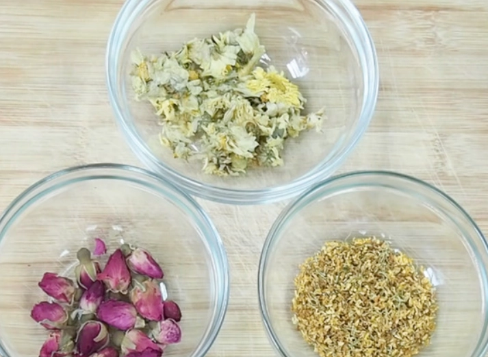 菊花茶搭配玫瑰